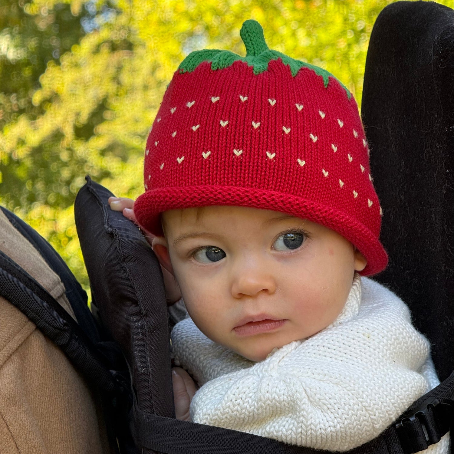Bonnet Fraise - Coton Biologique