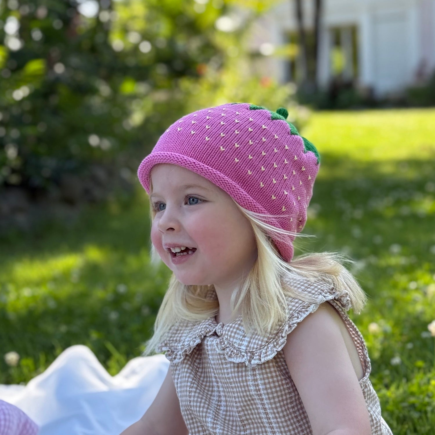 Raspberry Hat - Organic Cotton