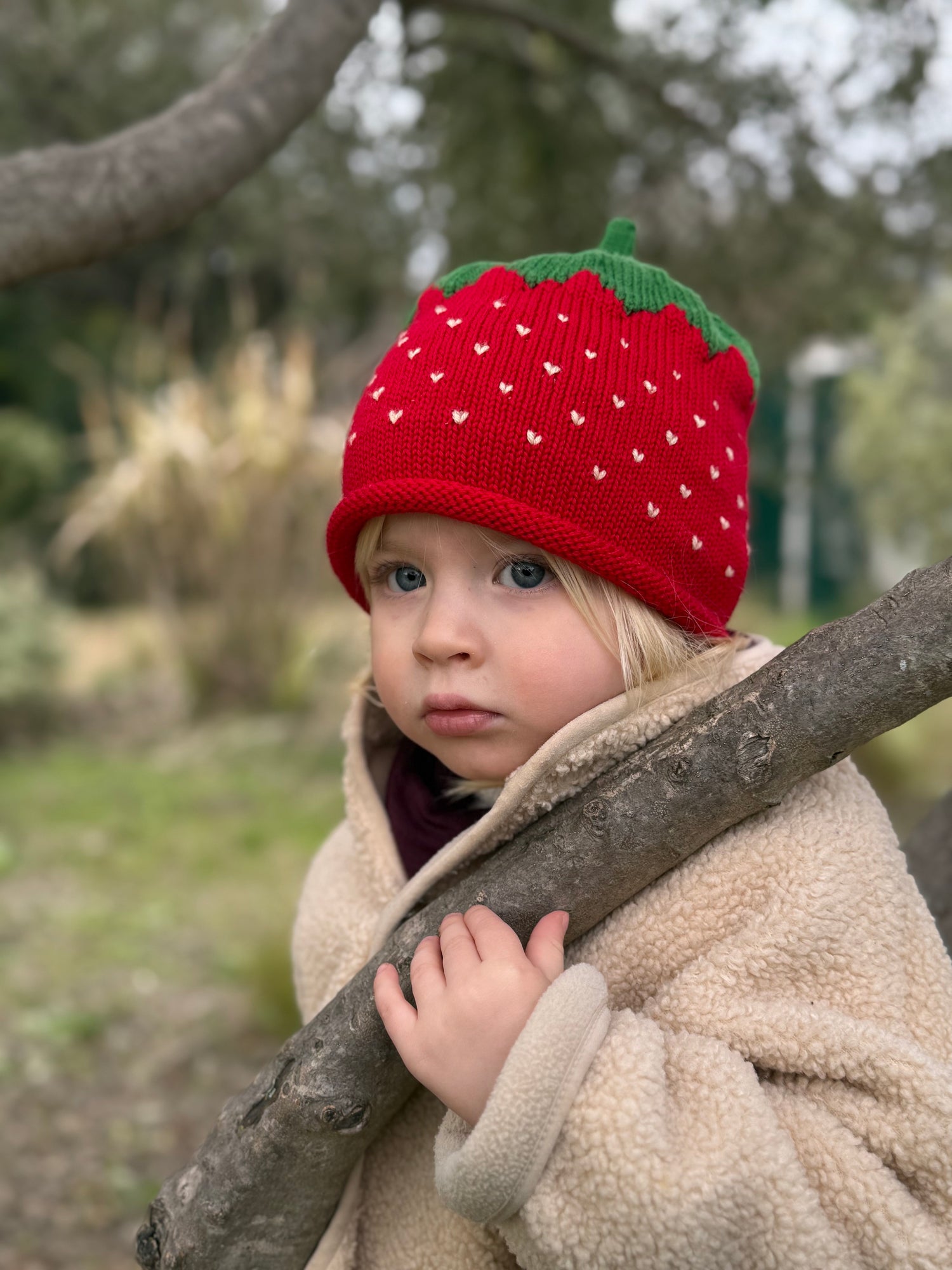 Strawberry Hat for Kids