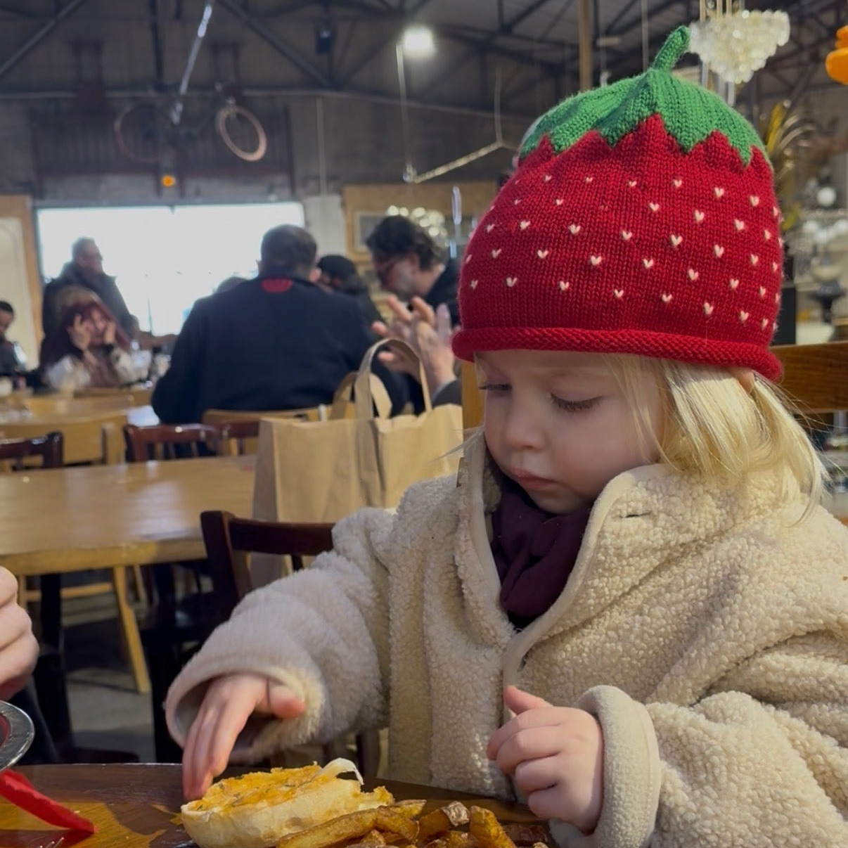 Strawberry Hat for Kids