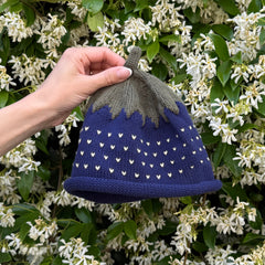 blueberry knitted hat
